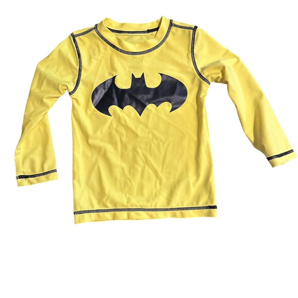 DC Yellow Batman Logo Rash Guard